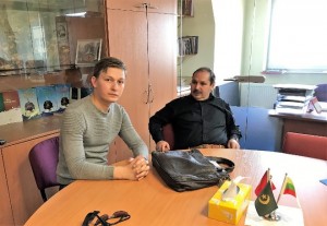 Adas Viliušis kairėje ir Muftiato dešinėje / asmeninio archyvo nuotr.